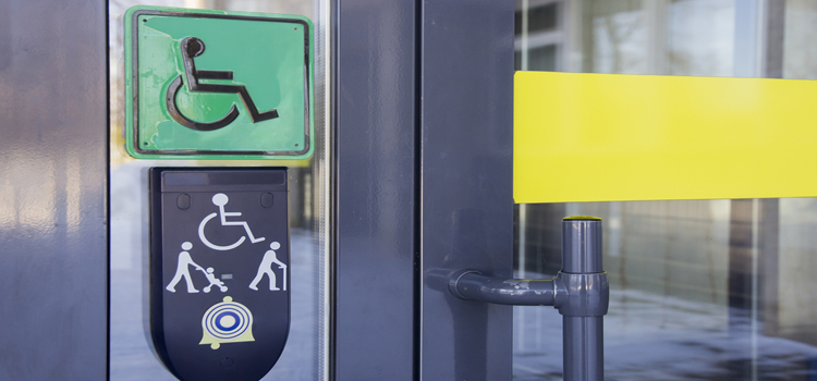 automatic handicap door opener in Compton