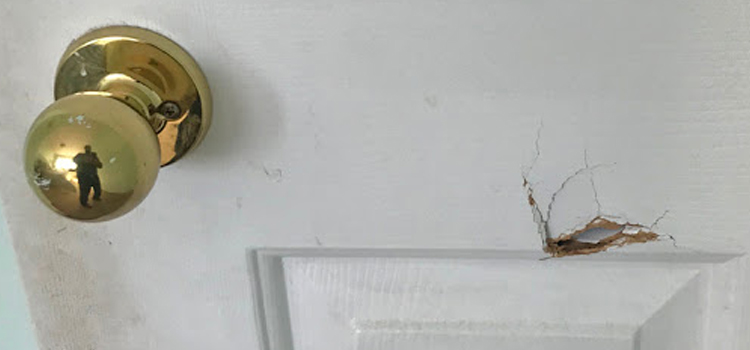 interior door hole repair Compton